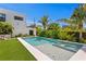 Inviting pool and spa area with lush landscaping, creating a serene and private outdoor space at 500 38Th Ne Ave, St Petersburg, FL 33704