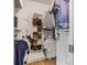 Organized walk-in closet featuring custom shelving and ample storage for shoes and clothing items at 5208 Denver Ne St, St Petersburg, FL 33703