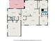 Detailed floor plan of the home, highlighting room dimensions and layout including the screened porch at 6241 Ansley St, Spring Hill, FL 34606
