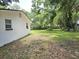 Spacious backyard with mature trees, offering ample room for recreation and relaxation at 6317 Buster Dr, Tampa, FL 33619