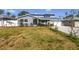 Landscaped front yard showcasing a charming home with fresh mulch, lush flowers, and green grass at 6536 115Th Ln, Seminole, FL 33772