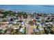 An aerial view showcasing this home's desirable location near the bay at 6801 Pinellas Point S Dr, St Petersburg, FL 33712