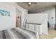 Bedroom featuring modern design with a gray and white dresser at 777 N Ashley Dr # 3009, Tampa, FL 33602