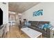 Bright living room with modern furniture, city views and bar seating at 777 N Ashley Dr # 3009, Tampa, FL 33602