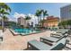 Luxurious outdoor pool area with lounge chairs for ultimate relaxation at 777 N Ashley Dr # 3009, Tampa, FL 33602