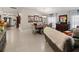 Elegant dining room with a large wooden table, chairs, and stylish decor at 8508 Canterbury Lake Blvd, Tampa, FL 33619