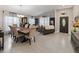 Open-concept living room showcasing natural light, elegant decor, and a welcoming atmosphere at 8508 Canterbury Lake Blvd, Tampa, FL 33619