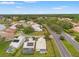Beautiful aerial view of a residential neighborhood showcasing mature trees and well-maintained landscaping at 9188 Rhett Ln, Weeki Wachee, FL 34613