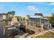 View of boat lift system on waterway, designed for easy boat storage and maintenance at 925 Eagle Ln, Apollo Beach, FL 33572