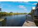 Scenic view from dock on the waterway, showcasing access to peaceful water activities at 925 Eagle Ln, Apollo Beach, FL 33572