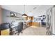 Spacious kitchen featuring granite countertops and stainless steel appliances at 11302 Crane Lake Ct, Riverview, FL 33569