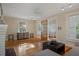 Bright living room boasts hardwood floors, recessed lighting, and a seamless flow to other living spaces at 132 21St S Ave, St Petersburg, FL 33705