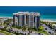 Stunning beachfront condo building with lush landscaping and beautiful ocean views at 1600 Gulf Blvd # 514, Clearwater Beach, FL 33767