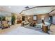 Stylish lobby area with patterned rug, comfortable seating, and elegant lighting at 1600 Gulf Blvd # 514, Clearwater Beach, FL 33767