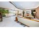 Bright lobby space featuring large glass doors and comfortable seating areas at 1600 Gulf Blvd # 514, Clearwater Beach, FL 33767