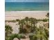 Stunning ocean view of the beach and palm trees at 1600 Gulf Blvd # 514, Clearwater Beach, FL 33767