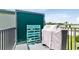 Private balcony featuring a grill and decor at 1799 N Highland Ave # 180, Clearwater, FL 33755