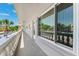 Exterior balcony view showing the architecture and outdoor space available with the unit at 2461 Rhodesian Dr # 37, Clearwater, FL 33763