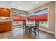 Charming dining area featuring abundant natural light and modern finishes at 3105 Avocet Pl, Safety Harbor, FL 34695