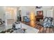 Comfortable living area with hardwood floors, stylish decor, and plenty of natural light at 3105 Avocet Pl, Safety Harbor, FL 34695