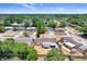Aerial view of a residential neighborhood featuring tree lined streets and well maintained homes at 3247 Kimberly Oaks Dr, Holiday, FL 34691