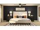 Beautiful bedroom featuring a comfortable bed, stylish nightstands, and tasteful decor, creating a cozy ambiance at 3475 Silent Gardens Cv, Wesley Chapel, FL 33543