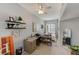 Bright bedroom with a large window, desk, and shelving at 402 S Armenia Ave # 139A, Tampa, FL 33609