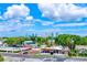 Scenic skyline view from neighborhood shows buildings under a cloudy sky at 402 S Armenia Ave # 139A, Tampa, FL 33609