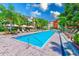 Inviting outdoor pool with lounge chairs and beautiful landscaping at 402 S Armenia Ave # 139A, Tampa, FL 33609