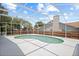 Large screened-in pool area with a fenced-in yard, perfect for outdoor entertaining and relaxation at 4401 Arranmore Cir, Valrico, FL 33596