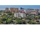Breathtaking aerial view of the neighborhood, ocean, and harbor at 700 Beach Ne Dr # 704, St Petersburg, FL 33701