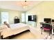 Bright bedroom includes a large window, a spacious layout, and a dedicated workspace at 11217 Fiddlewood Dr, Riverview, FL 33579