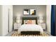 Comfortable bedroom with stylish decor, lamps, and a soft rug, creating a cozy atmosphere at 11809 Sparkling Topaz Cv, Parrish, FL 34219
