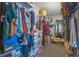 Spacious walk-in closet with ample storage and organization solutions at 13643 Tramore Dr, Odessa, FL 33556