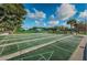 Outdoor shuffleboard courts offering residents recreational activities and a place to socialize at 2002 Australia E Way # 66, Clearwater, FL 33763