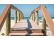Wooden boardwalk leading to the sandy beach and ocean at 2100 Pass A Grille Way, St Pete Beach, FL 33706