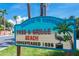 Welcome to Pass-A-Grille Beach sign near Homestead Beach at 2100 Pass A Grille Way, St Pete Beach, FL 33706
