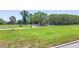 A well maintained grassy area with mature trees and lighting at 2452 Brazilia Dr # 18, Clearwater, FL 33763