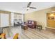 Open floor plan with a living room and dining area, great for gatherings at 2452 Brazilia Dr # 18, Clearwater, FL 33763