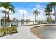 Pool, lawn and dock on the waterfront at 5 Marina Ter, Treasure Island, FL 33706