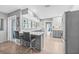 Bright kitchen featuring a breakfast bar, stainless steel appliances, and neutral tones that complement any decor at 5080 43Rd S St, St Petersburg, FL 33711