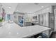 Modern kitchen featuring stainless steel appliances, a peninsula, and white cabinets at 5080 43Rd S St, St Petersburg, FL 33711