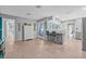 Bright and airy floor plan showcasing new flooring, neutral colors, and open space at 5080 43Rd S St, St Petersburg, FL 33711