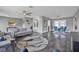 Spacious living room featuring modern decor, stylish furnishings, and an open floor plan perfect for entertaining at 5080 43Rd S St, St Petersburg, FL 33711