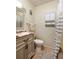 Bathroom featuring a vanity and a shower with a striped curtain at 5623 80Th N St # 504, St Petersburg, FL 33709