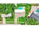Bird's eye view of the property showing the spacious backyard and mature landscaping at 5835 29Th N Ave, St Petersburg, FL 33710