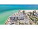 Coastal condo aerial view showing ocean access, beach and waterfront location at 200 1St Ave # 309, St Pete Beach, FL 33706