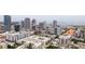 Stunning aerial view of a luxury apartment complex in a vibrant downtown with city and water views at 200 4Th S Ave # 220, St Petersburg, FL 33701