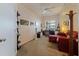 Comfortable bedroom with a window, desk, and stylish decor at 200 4Th S Ave # 220, St Petersburg, FL 33701