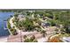 Aerial view of a home surrounded by lush greenery, showcasing its location within the neighborhood at 202 39Th S Ave, St Petersburg, FL 33705